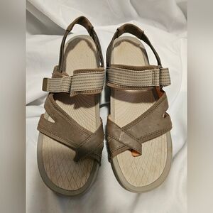 Baretrap Tan Strappy Sandals Size 10m
